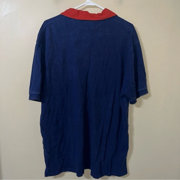 Polo by Ralph Lauren Blue and Red Polo Shirt Nautical Style XL - Picture 3 of 3